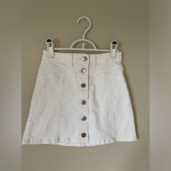 Y2K Forever 21 White Button-Down Skirt size Small NWOT - Picture 3 of 5